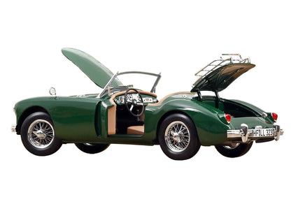1955 MG MGA Cabriolet British Racing Green 1/18 Diecast Model Car by Norev-2