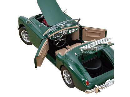 1955 MG MGA Cabriolet British Racing Green 1/18 Diecast Model Car by Norev-3