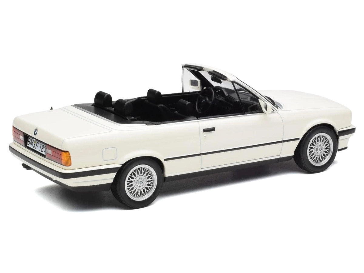 1991 BMW 325i Cabriolet Alpine White 1/18 Diecast Model Car by Norev by Norev