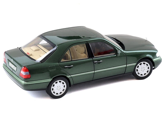 1993 Mercedes-Benz C-Class Malachite Green Metallic 1/18 Diecast Model Car by Norev by Norev