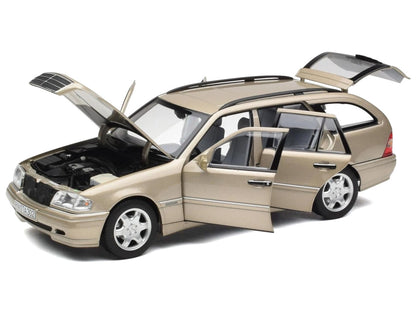 1997 Mercedes-Benz C-Class T-Model Smoke Silver Metallic 1/18 Diecast Model Car by Norev by Norev