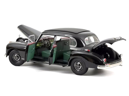1955 Mercedes-Benz 300 Black "German Chancellor Konrad Adenauer" 1/18 Diecast Model Car by Norev by Norev