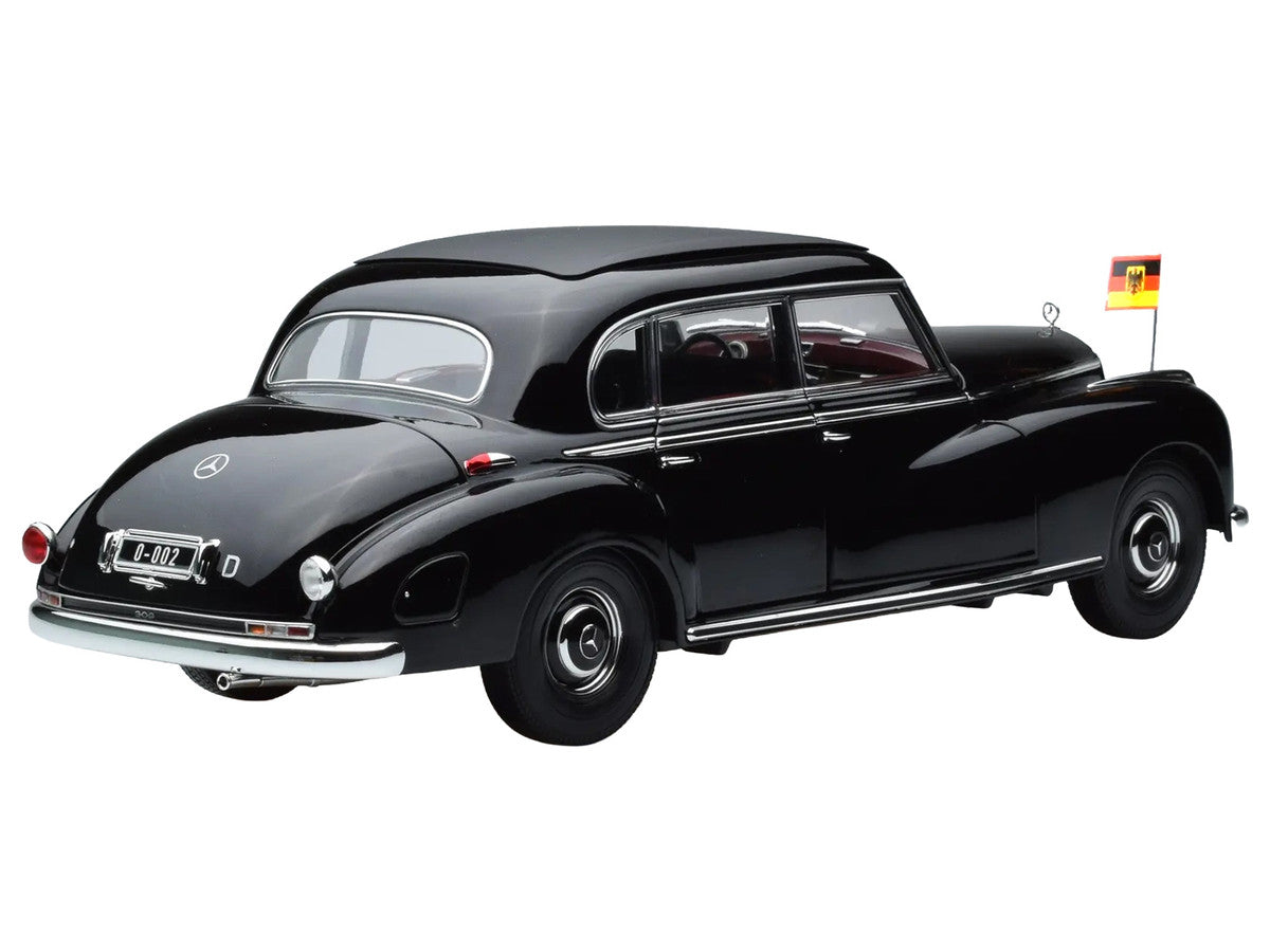 1955 Mercedes-Benz 300 Black "German Chancellor Konrad Adenauer" 1/18 Diecast Model Car by Norev by Norev