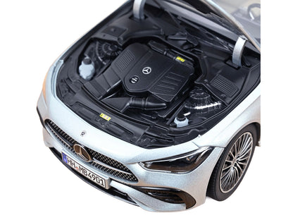 2024 Mercedes-Benz CLE Coupe Hightech Silver Metallic 1/18 Diecast Model Car by Norev-2