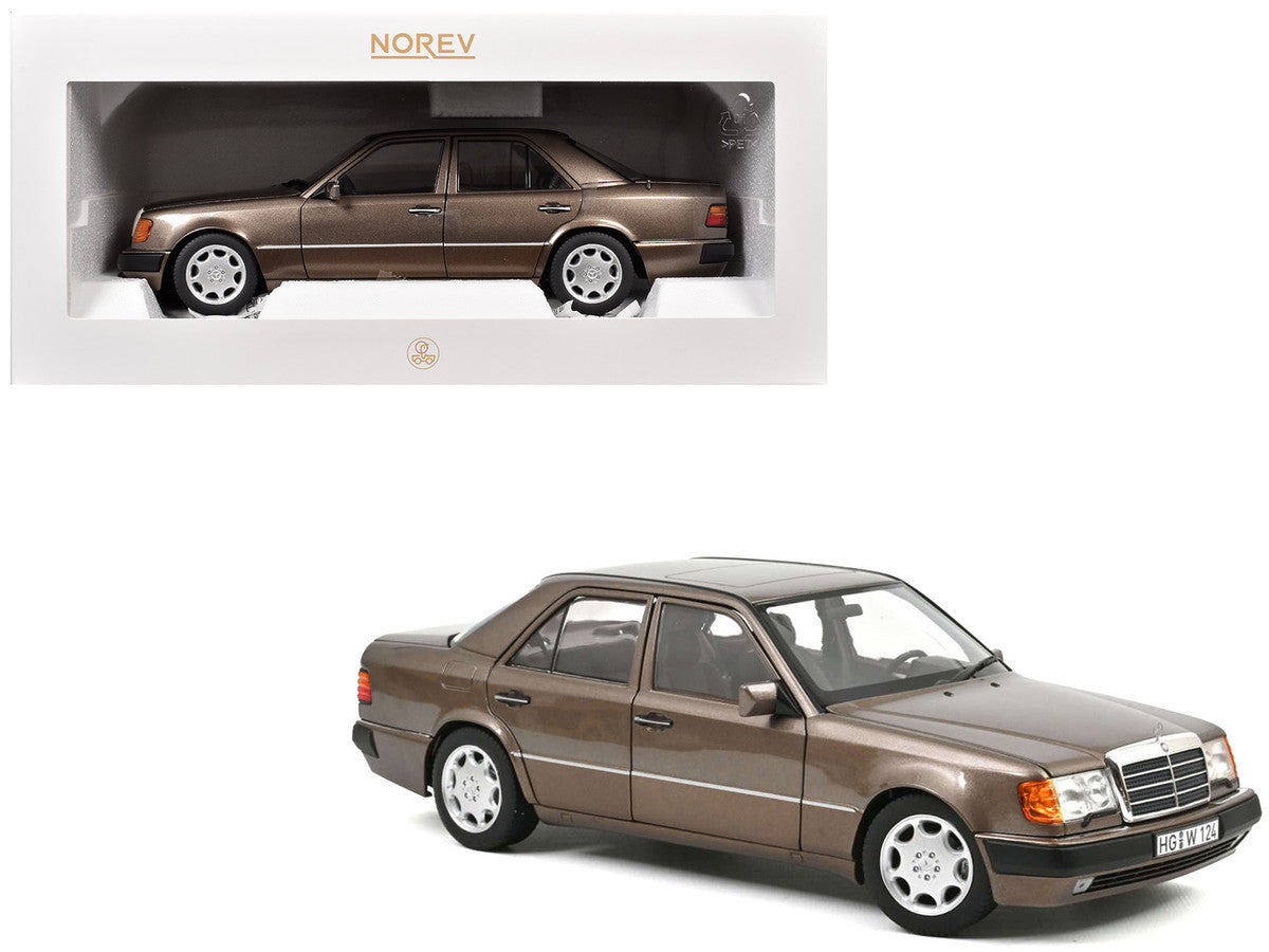 1990 Mercedes-Benz 500 E Impala Brown Metallic 1/18 Diecast Model Car by Norev by Norev
