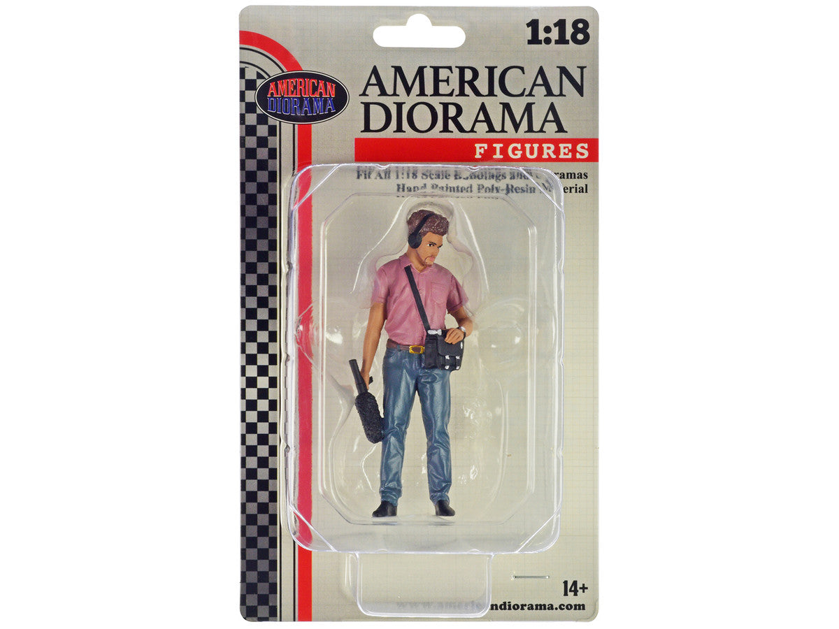 "On-Air" Figure 4 for 1/18 Scale Models by American Diorama by American Diorama