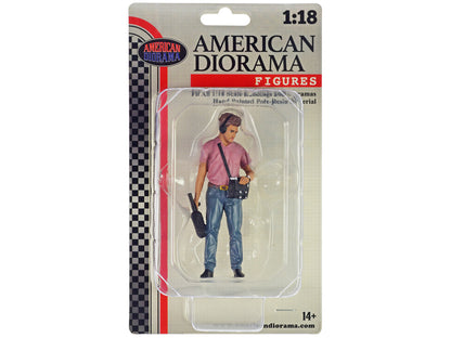 "On-Air" Figure 4 for 1/18 Scale Models by American Diorama by American Diorama