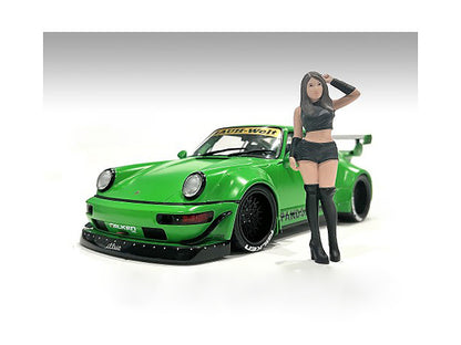 "Auto Salon Girls" Figure 2 for 1/18 Scale Models by American Diorama by American Diorama