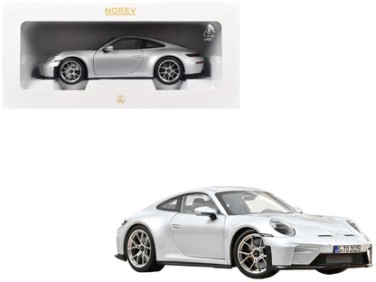 2025 Porsche 911 GT3 Touring GT Silver Metallic 1/18 Diecast Model Car by Norev-0