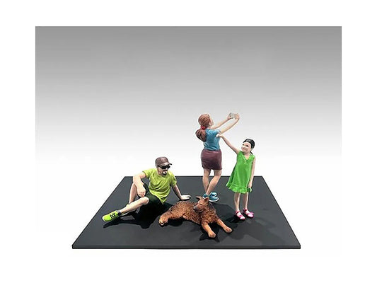 "Figure18 Series 1" 9 piece Figure Set for 1/18 Scale Models by American Diorama by American Diorama