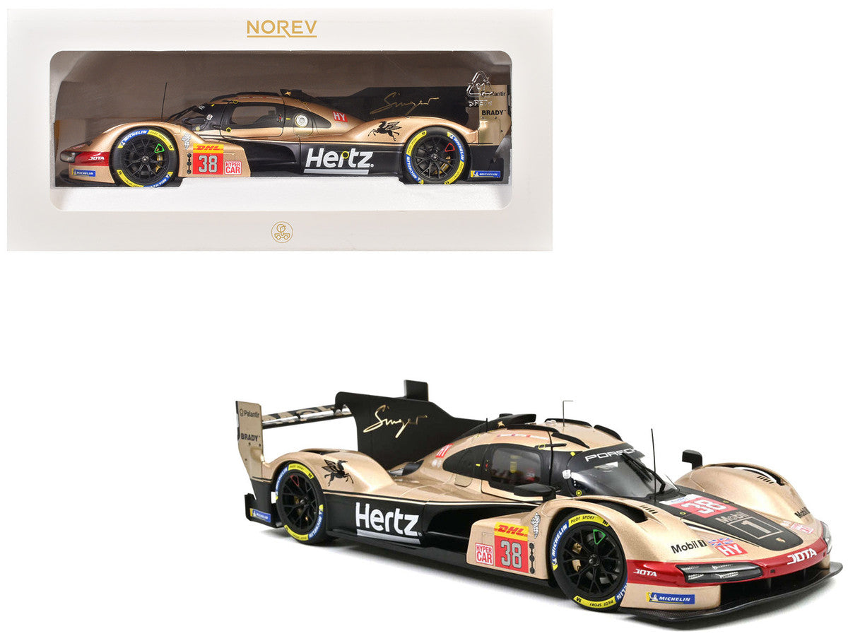 Porsche 963 #38 Jenson Button - Phil Hanson - Oliver Rasmussen "Hertz Team Jota" "Lone Star Le Mans" (2024) 1/18 Diecast Model Car by Norev by Norev