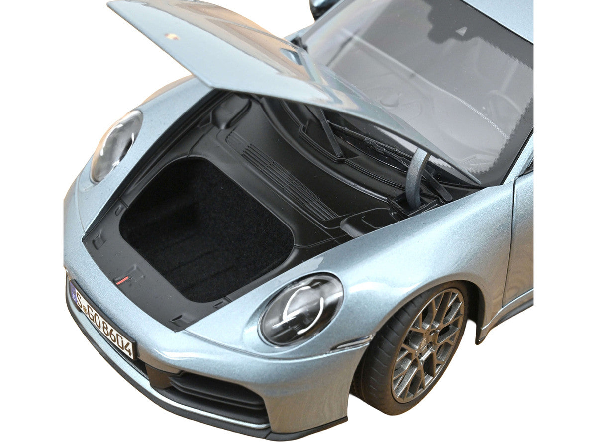 2024 Porsche 911 Carrera Polar Silver Metallic 1/18 Diecast Model Car by Norev by Norev