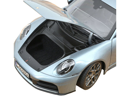 2024 Porsche 911 Carrera Polar Silver Metallic 1/18 Diecast Model Car by Norev by Norev
