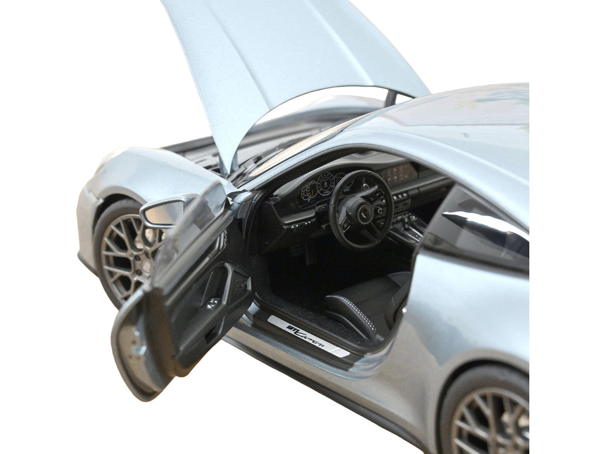 2024 Porsche 911 Carrera Polar Silver Metallic 1/18 Diecast Model Car by Norev by Norev