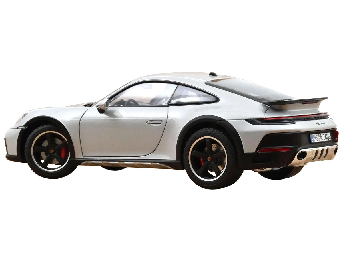 2023 Porsche 911 Dakar Ice Gray Metallic 1/18 Diecast Model Car by Norev by Norev