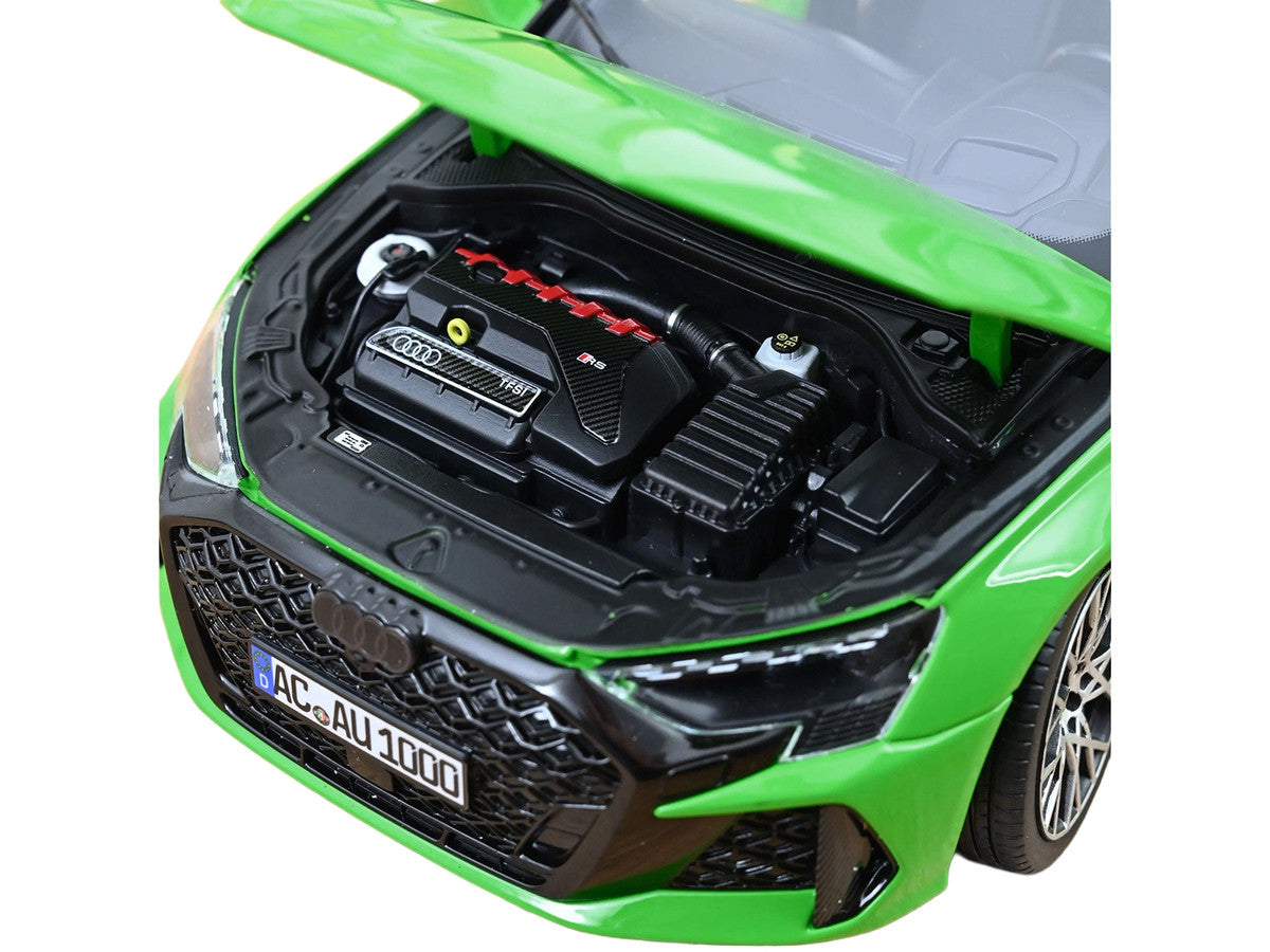 2025 Audi RS 3 Kyalami Green with Moonroof 1/18 Diecast Model Car by Norev-3