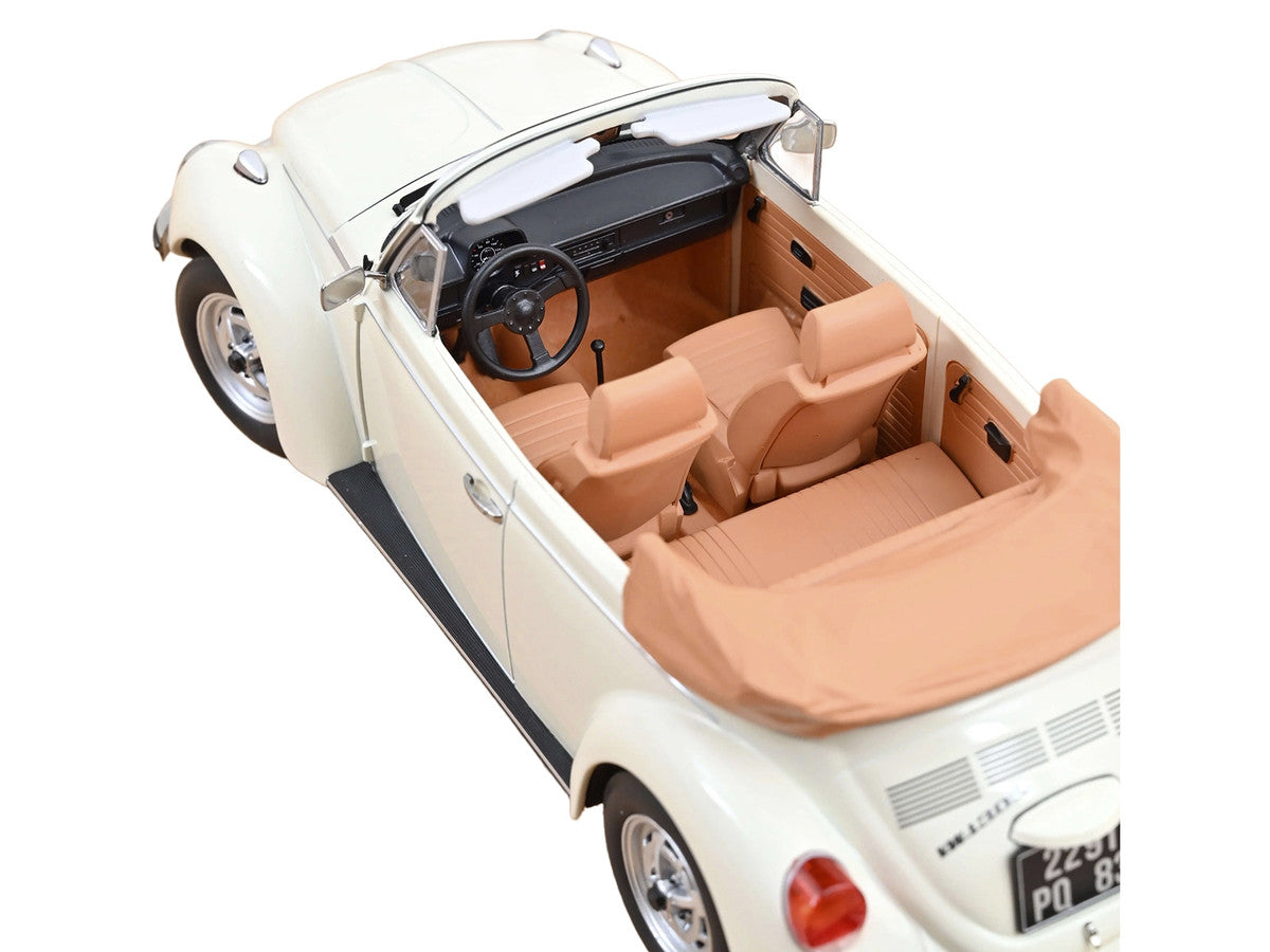1972 Volkswagen 1303 Beetle Cabriolet Cream White 1/18 Diecast Model Car by Norev by Norev