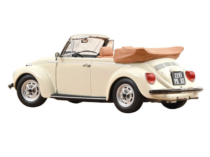 1972 Volkswagen 1303 Beetle Cabriolet Cream White 1/18 Diecast Model Car by Norev by Norev
