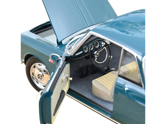 1963 Volkswagen Karmann Ghia 1500 Smaragd Green 1/18 Diecast Model Car by Norev by Norev