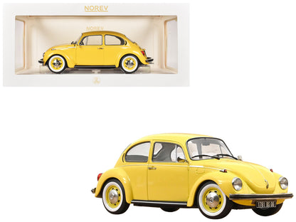 1973 Volkswagen 1303 Beetle Pastel Yellow 1/18 Diecast Model Car by Norev-0