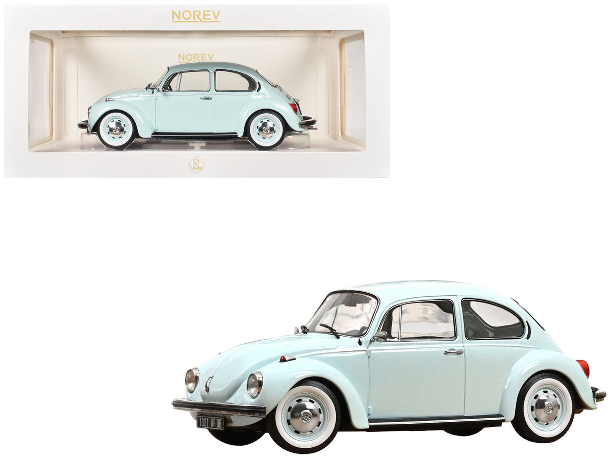 1973 Volkswagen 1303 Beetle Pastel Blue 1/18 Diecast Model Car by Norev-0
