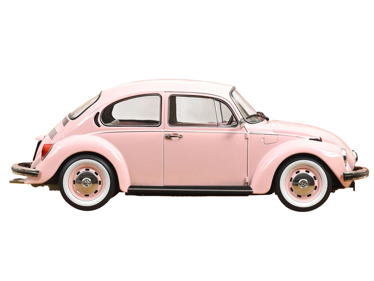 1973 Volkswagen 1303 Beetle Pastel Pink "New Baby Gift" 1/18 Diecast Model Car by Norev-2