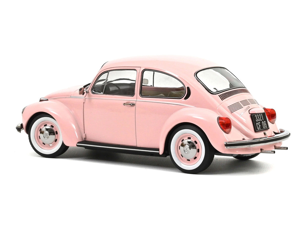 1973 Volkswagen 1303 Beetle Pastel Pink "New Baby Gift" 1/18 Diecast Model Car by Norev-3