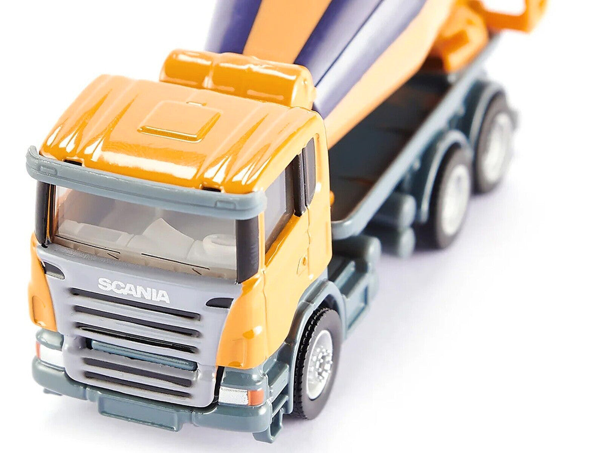 Scania Mixer Truck Yellow 1/87 (HO) Diecast Model by Siku by SIKU