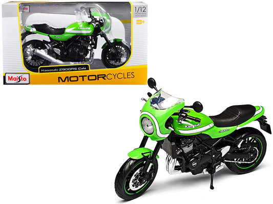 Kawasaki Z900RS Cafe Green 1/12 Diecast Motorcycle Model by Maisto by Maisto