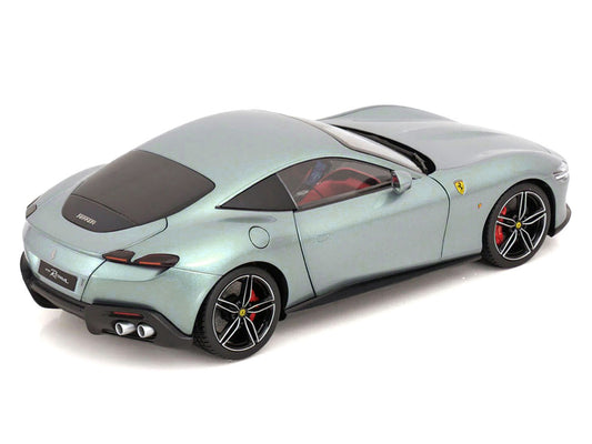 2019 Ferrari Roma Gray Metallic with Pink Interior 1/18 Diecast Model Car by Polistil by Polistil