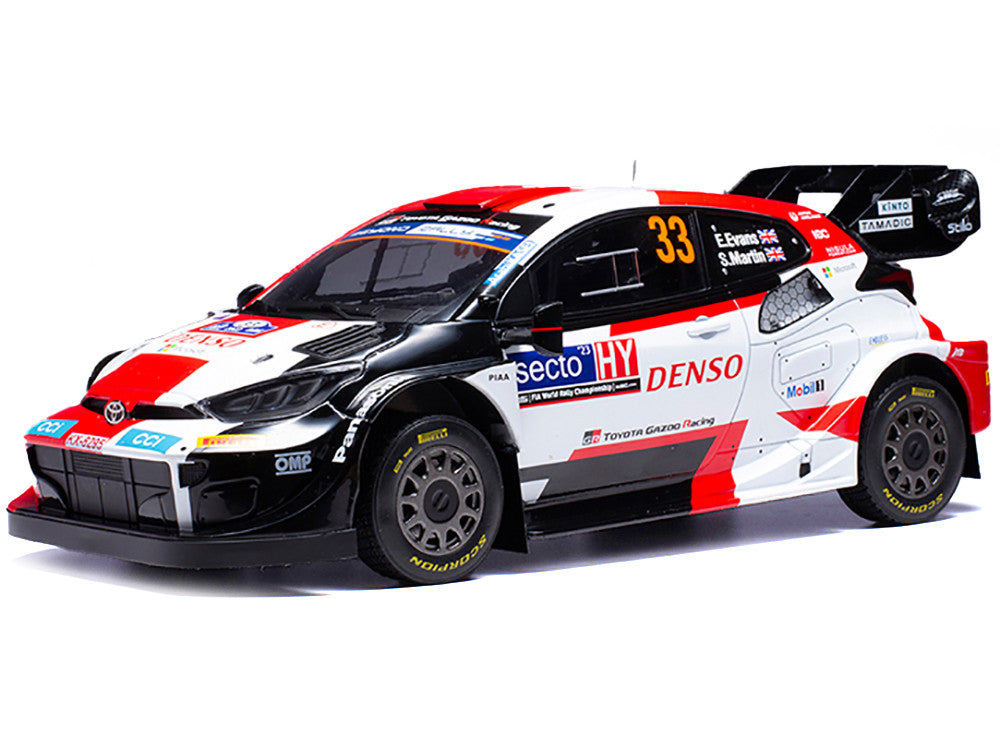 Toyota GR Yaris Rally1 Hybrid #33 Elfyn Evans - Scott Martin Winner "Rally Finland" (2023) 1/18 Diecast Model Car by IXO Models by IXO