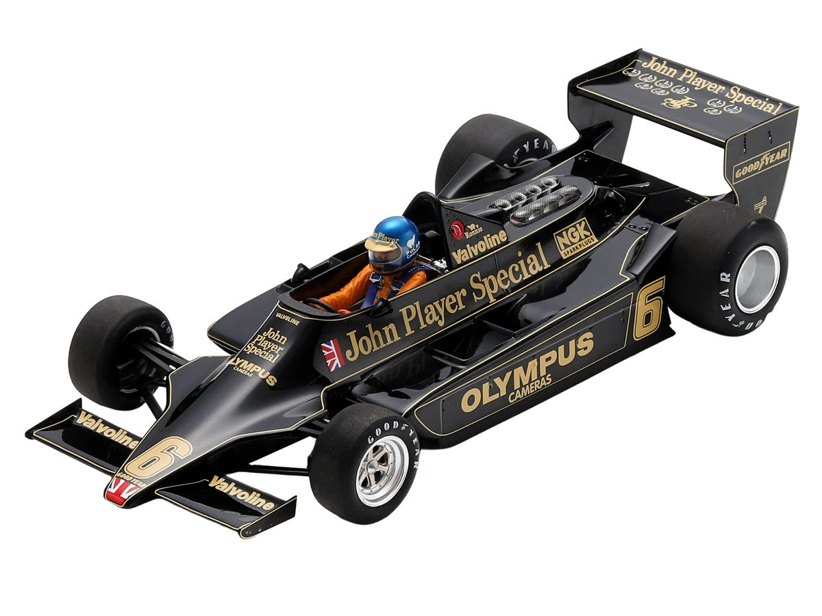 Lotus 79 #6 Ronnie Peterson "John Player Team Lotus" Winner Formula One F1 "Austrian GP" (1978) with Acrylic Display Case 1/18 Model Car by Spark by Spark