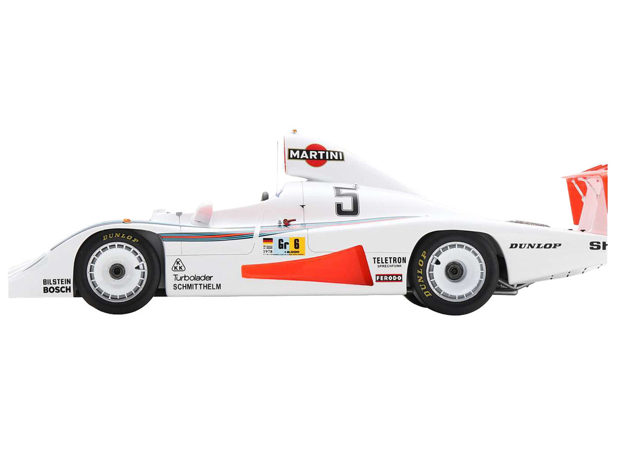 Porsche 936/78 #5 Jacky Ickx - Henri Pescarolo - Jochen Mass "Martini Racing Porsche System" "24 Hours of Le Mans" (1978) with Acrylic Display Case 1/18 Model Car by Spark by Spark