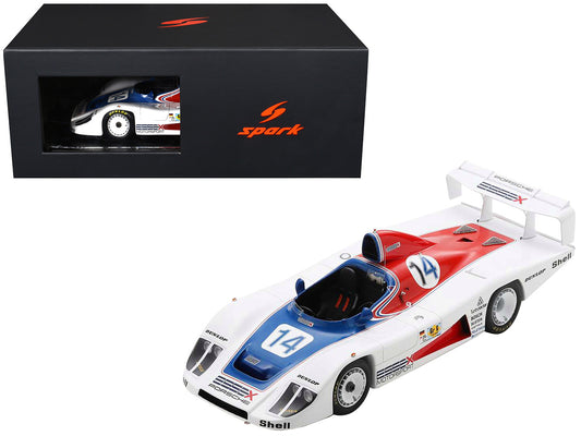 Porsche 936 #14 Bob Wollek - Hurley Haywood "Essex Motorsport Porsche" "24 Hours of Le Mans" (1979) with Acrylic Display Case 1/18 Model Car by Spark by Spark