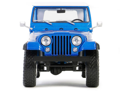 1978 Jeep CJ-7 Renegade Captain Blue Metallic with White Top "Artisan Collection" Series 1/18 Diecast Model Car by Greenlight by Greenlight