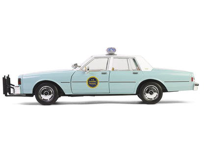 1987 Chevrolet Caprice 9C1 "US Border Patrol" Light Green with White Top "Artisan Collection" 1/18 Diecast Model Car by Greenlight by Greenlight