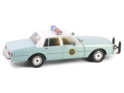 1987 Chevrolet Caprice 9C1 "US Border Patrol" Light Green with White Top "Artisan Collection" 1/18 Diecast Model Car by Greenlight by Greenlight