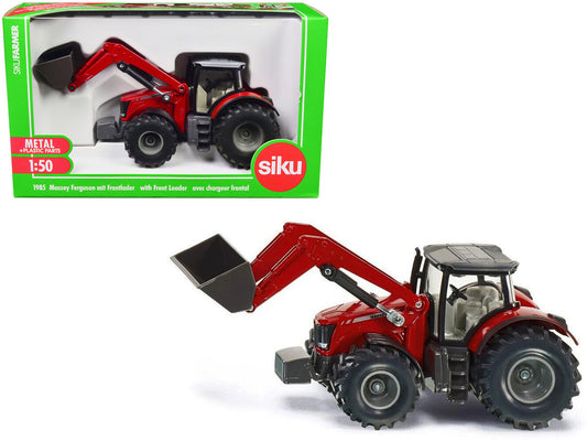 Massey Ferguson 8690 Tractor with Front Loader Red 1/50 Diecast Model by Siku by SIKU