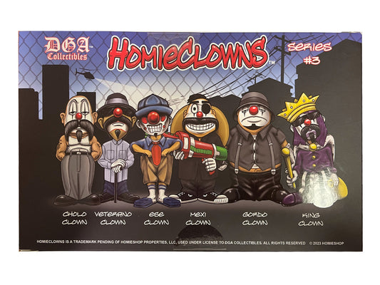 "HomieClowns" Series 3 2-Inch Figures Set of 6 Pieces by Homies by Homies