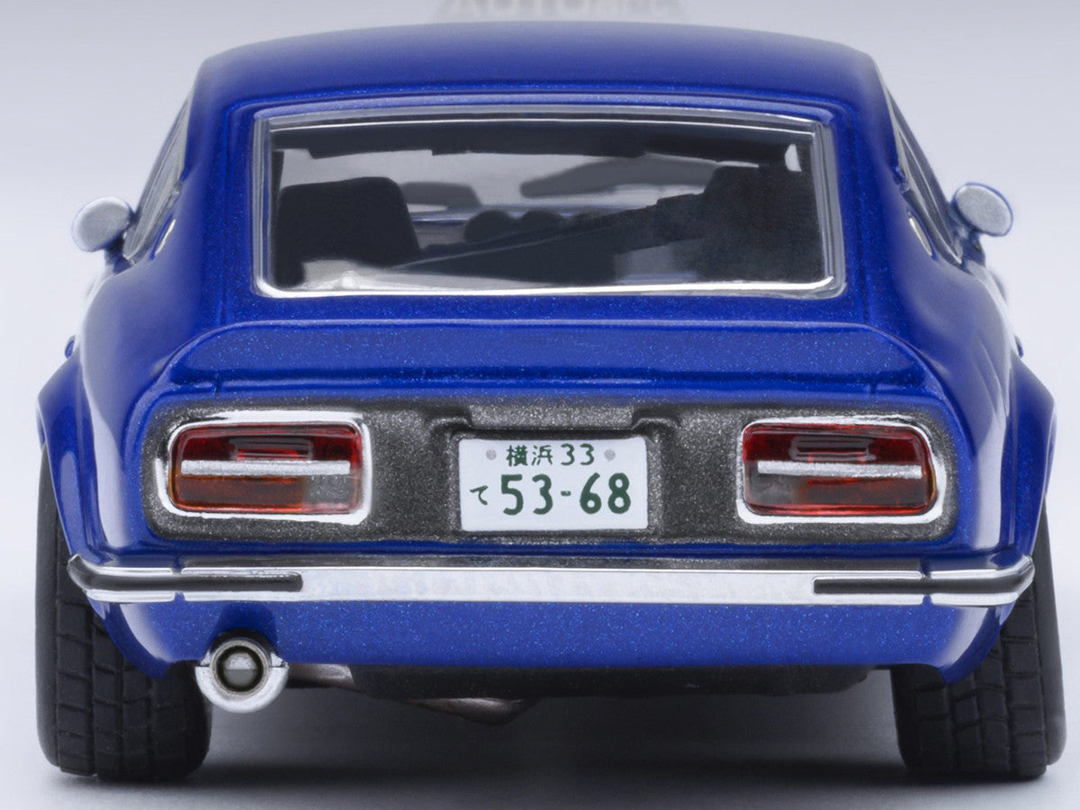 Nissan Fairlady Z RHD (Right Hand Drive) "Akuma No Z" Blue Metallic "Wangan Midnight - Comic #4 Version" Manga 1/64 Model Car by Autoart by Autoart