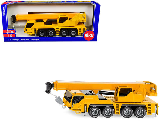 Mobile Crane Yellow 1/55 Diecast Model by Siku by SIKU