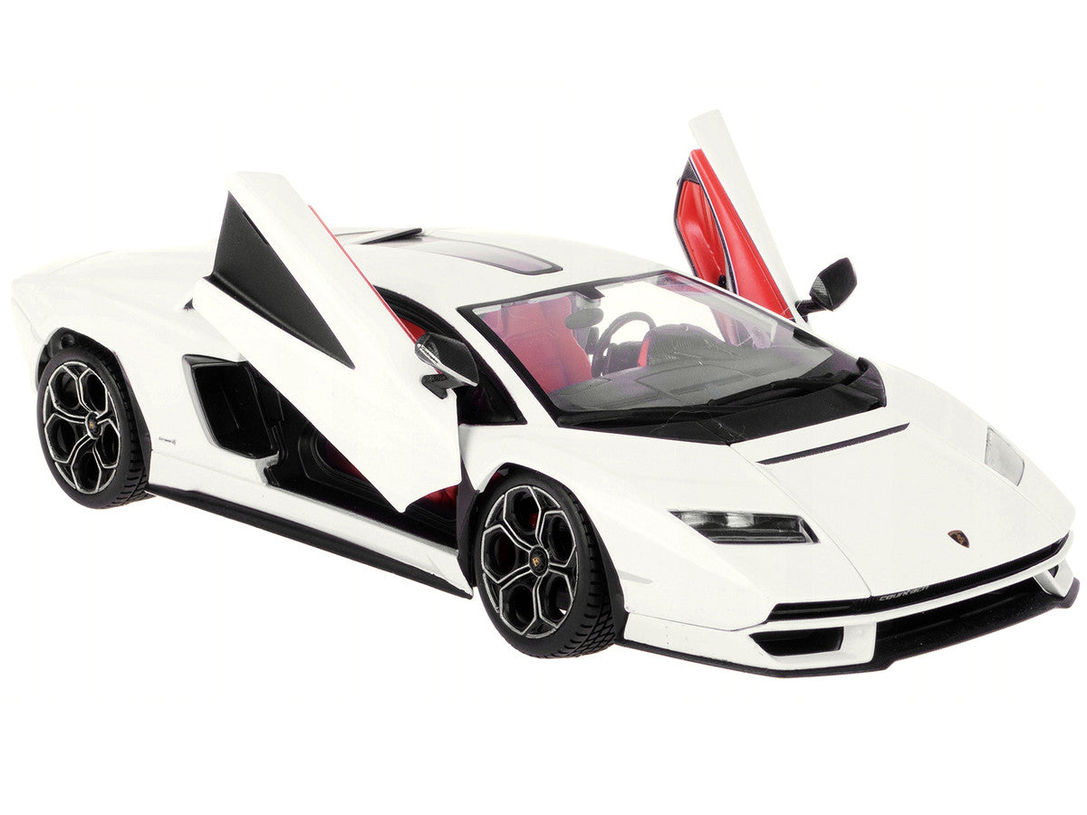 Lamborghini Countach LPI 800-4 White 1/24 Diecast Model Car by Bburago by Bburago