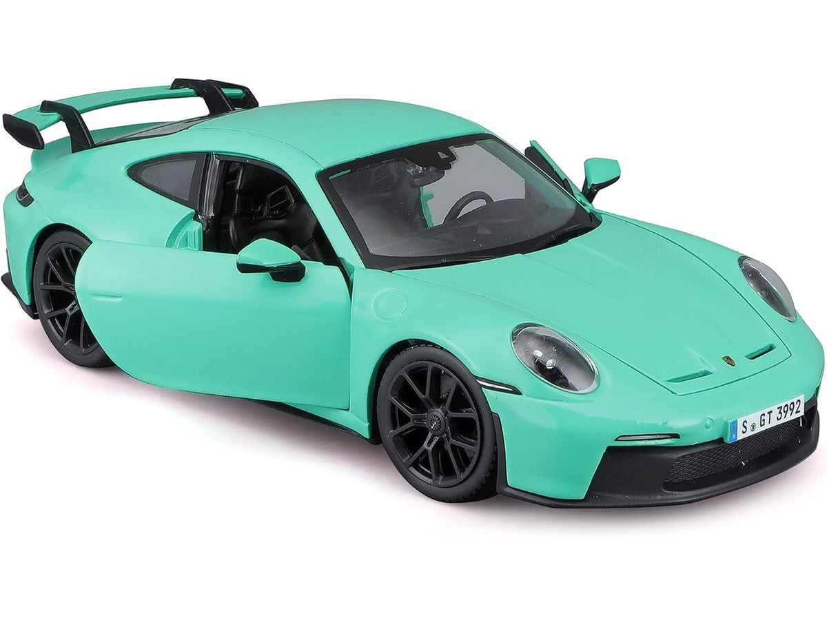 Porsche 911 GT3 Light Green 1/24 Diecast Model Car by Bburago by Bburago