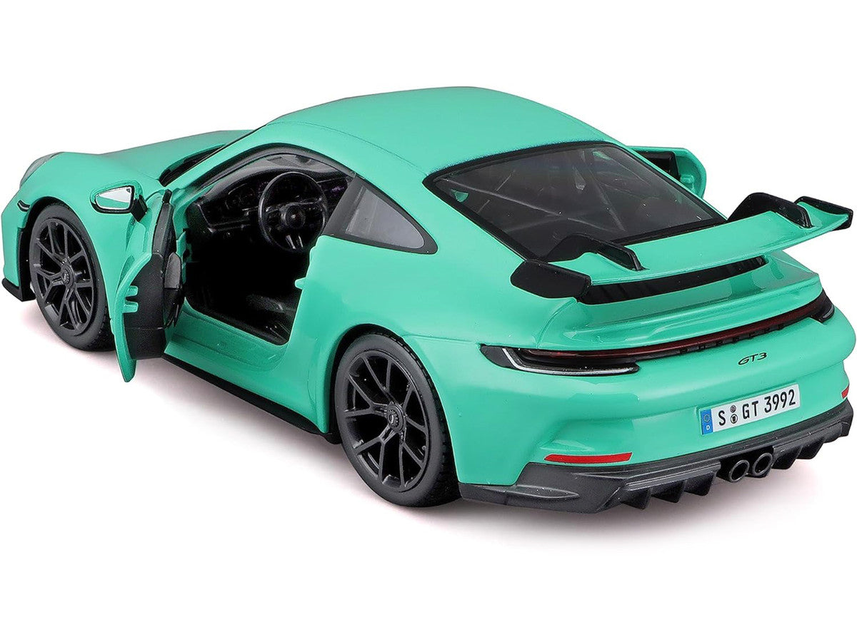 Porsche 911 GT3 Light Green 1/24 Diecast Model Car by Bburago by Bburago