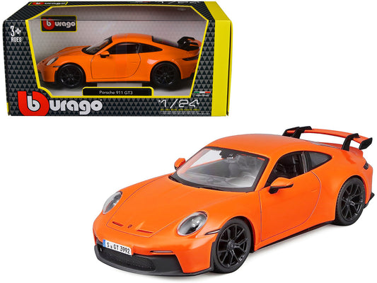 Porsche 911 GT3 Orange 1/24 Diecast Model Car by Bburago by Bburago