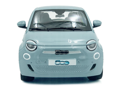 2023 Fiat 500e Light Blue 1/24 Diecast Model Car by Bburago by Bburago
