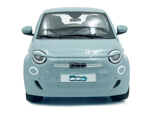 2023 Fiat 500e Light Blue 1/24 Diecast Model Car by Bburago by Bburago