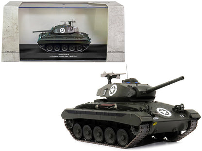 M24 "Chaffee" Tank #3 "U.S.A. 1st Armored Division Italy April 1945" 1/43 Diecast Model by AFVs of WWII by AFV's of WWII