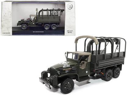 GMC CCKW353 Wrecker Tow Truck Olive Drab "United States Army" 1/43 Diecast Model by Militaria Die Cast by Militaria Die Cast