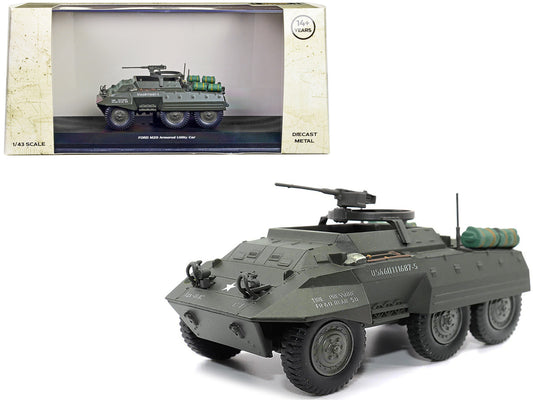 Ford M20 Armored Utility Car Olive Drab "United States Army" 1/43 Diecast Model by Militaria Die Cast by Militaria Die Cast